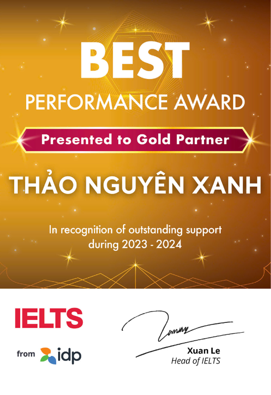 Best Performance Award 2023-2024